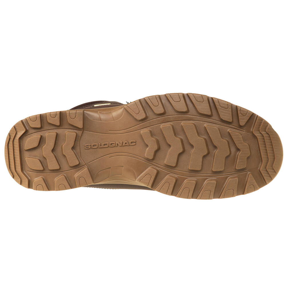 Jagdstiefel warm wasserdicht Land 100 braun 