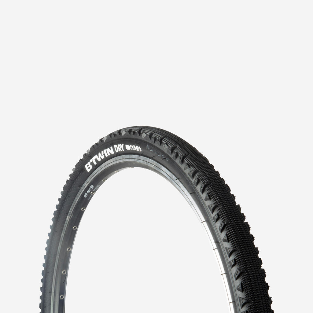 Coraza para bicicleta rin 26" x 1,95	Btwin 1 Speed  negro