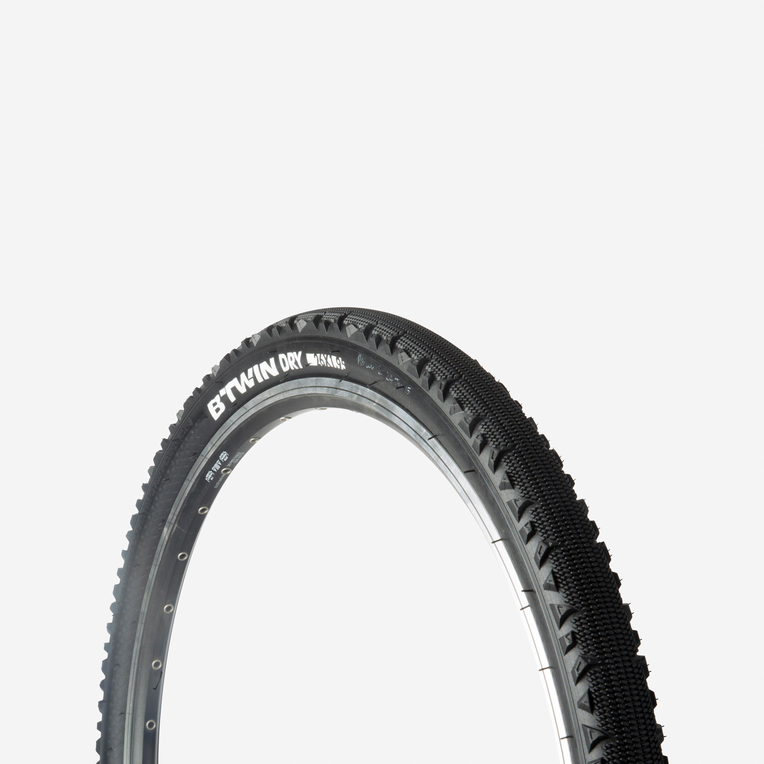 Dry Hybrid Bike Tyre 26x1.95 BTWIN Decathlon