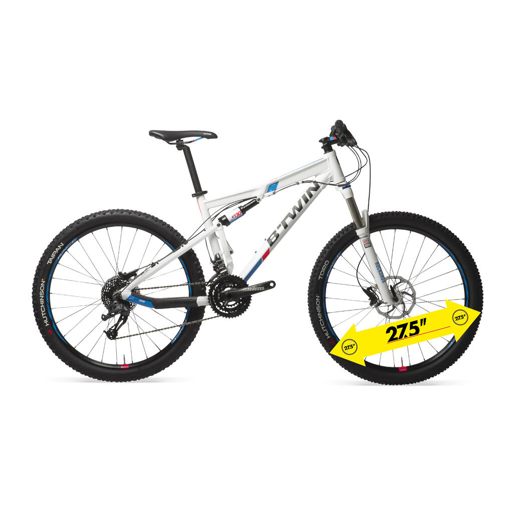 Gorsko kolo z vzmetenjem Rockrider 720 - belo