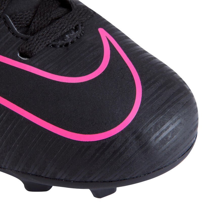 Voetbalschoenen kinderen Mercurial Vortex FG zwart