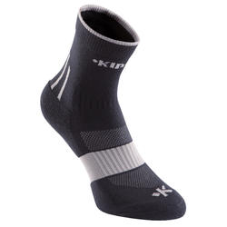 Chausettes de Basketball enfant Mid 500 noir