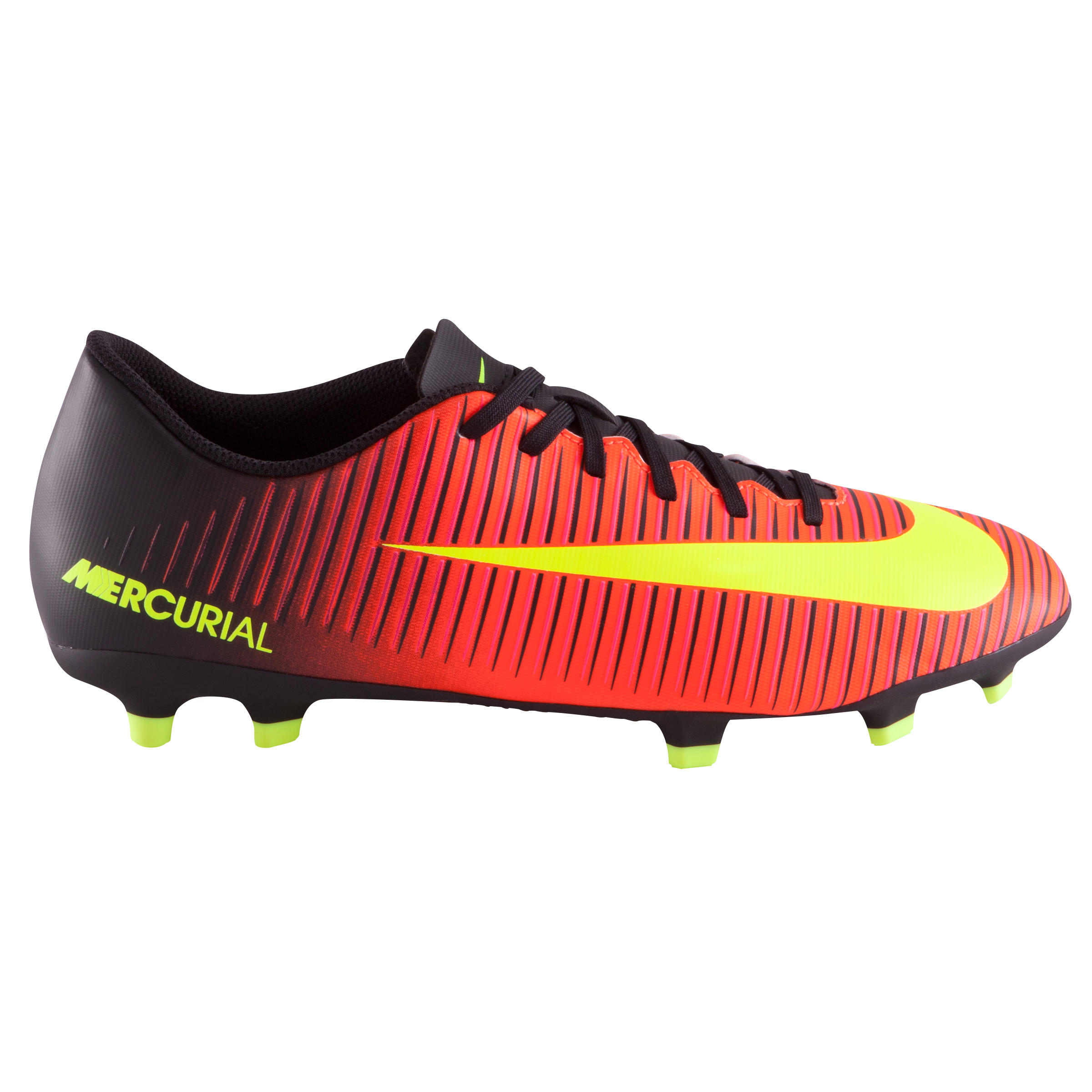 Scarpe calcio MERCURIAL VORTEX EURO FG rosse NIKE Decathlon