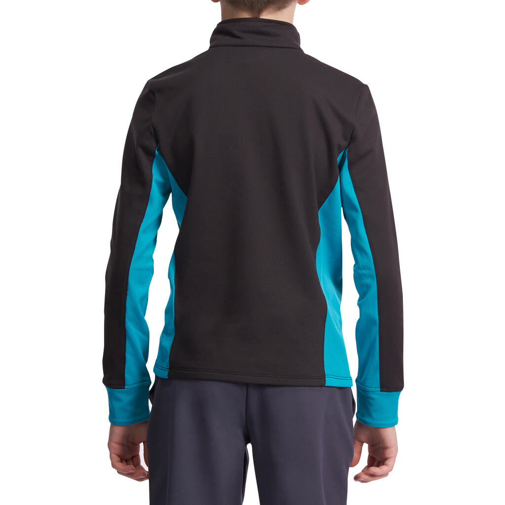 Energy Boys' Long-Sleeved Fitness T-Shirt - Black