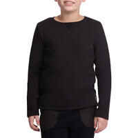 100 Boys' Gym Sweatshirt - Black
