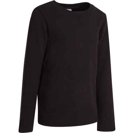 100 Boys' Gym Sweatshirt - Black