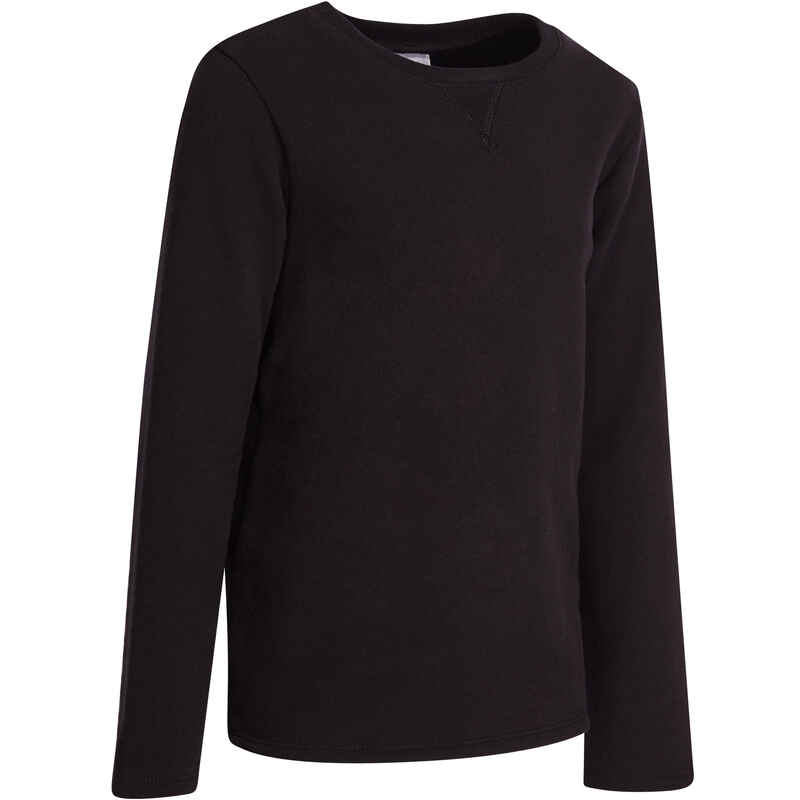 100 Boys' Gym Sweatshirt - Black