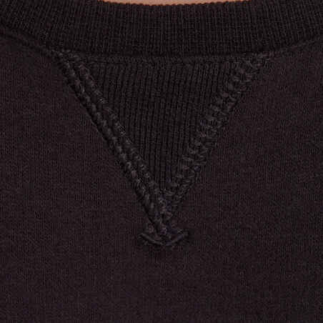 100 Boys' Gym Sweatshirt - Black