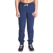 500 Boys' Warm Regular-Fit Gym Bottoms With Pockets - Navy Blue