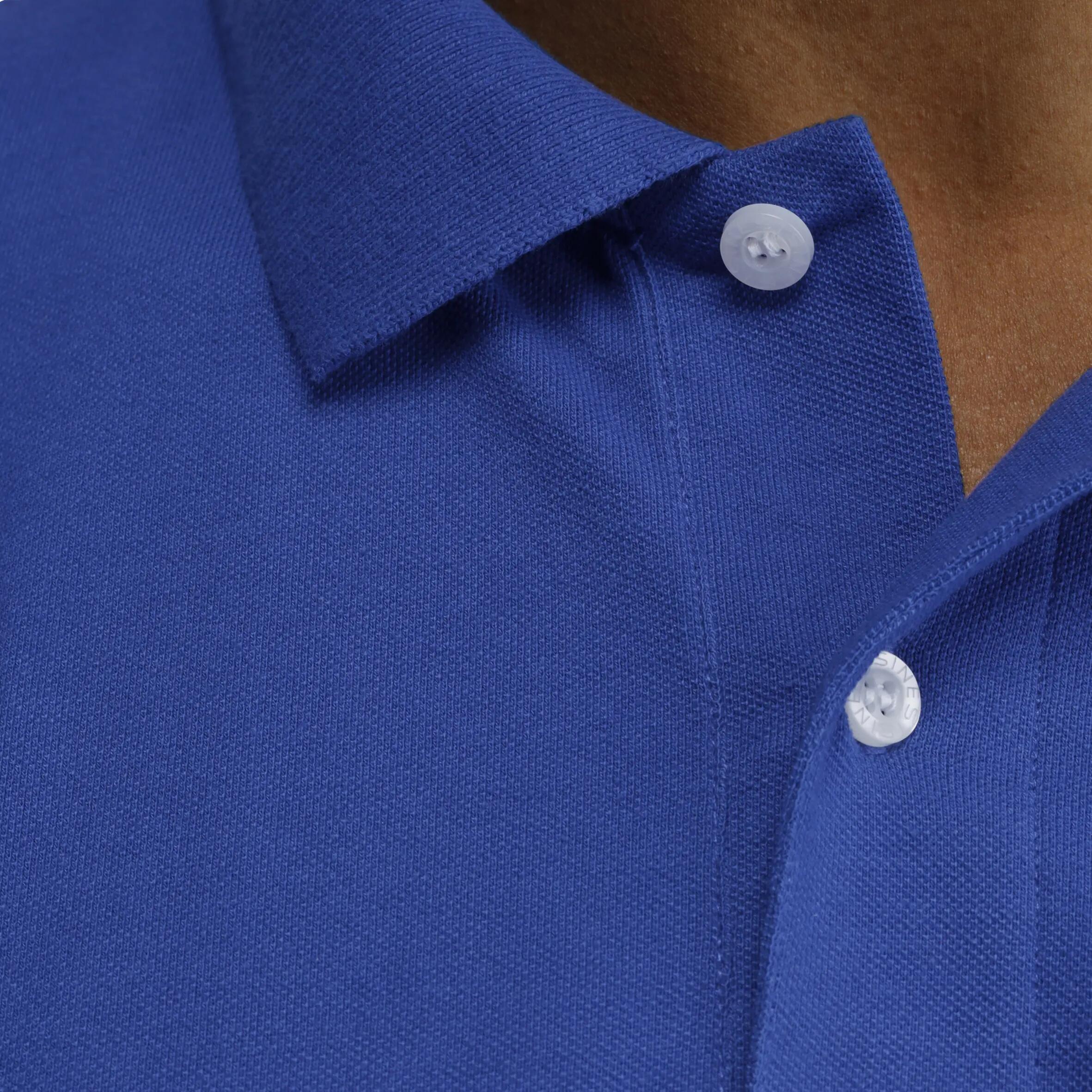 INTAC'TEE MEN'S GOLF POLO SHIRT LONG SLEEVE BLUE 6/11