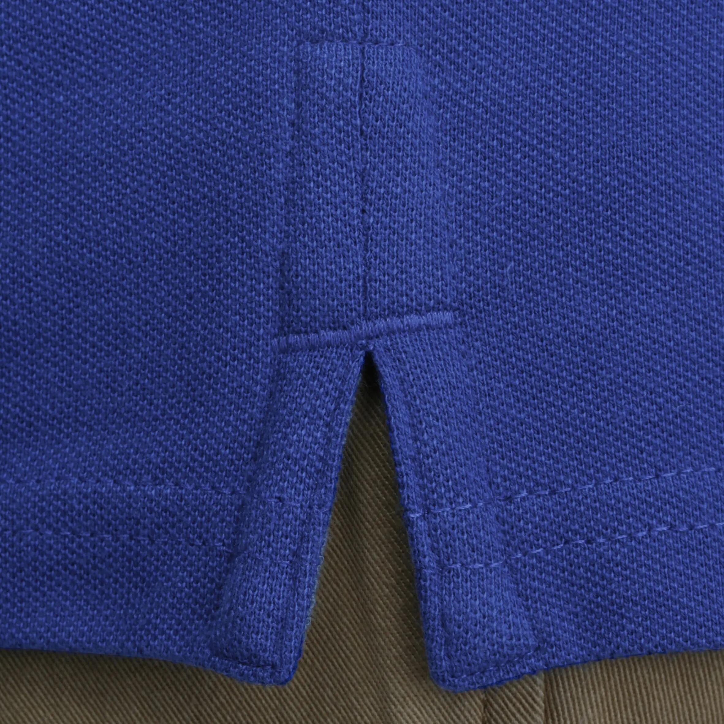 INTAC'TEE MEN'S GOLF POLO SHIRT LONG SLEEVE BLUE 8/11