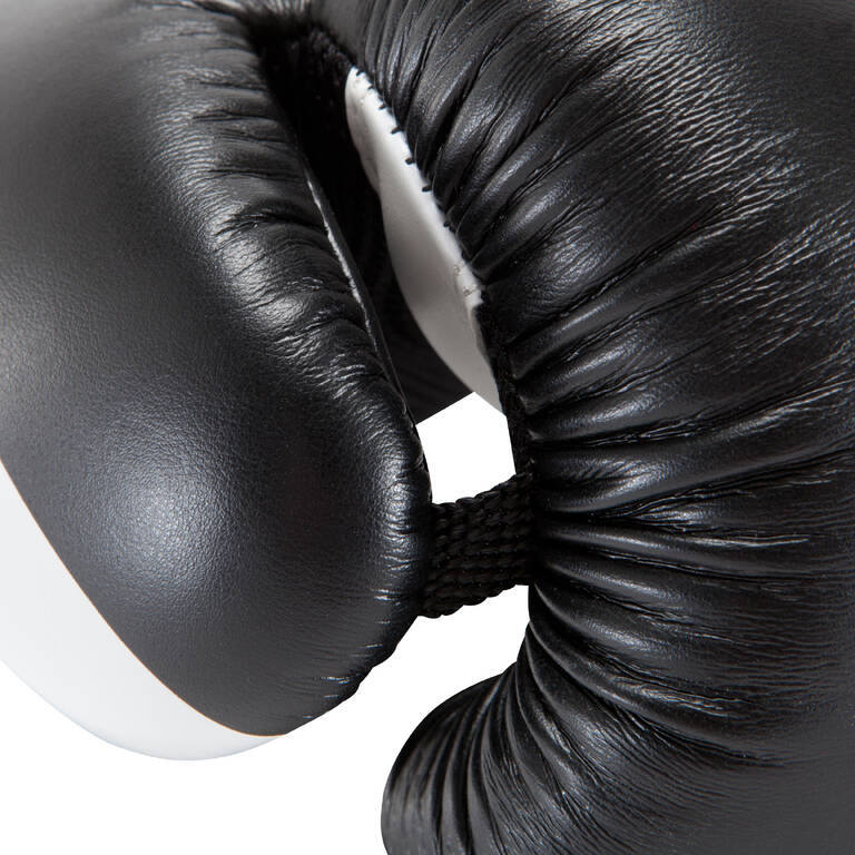 300 Beginner Adult Boxing Training Gloves - Black