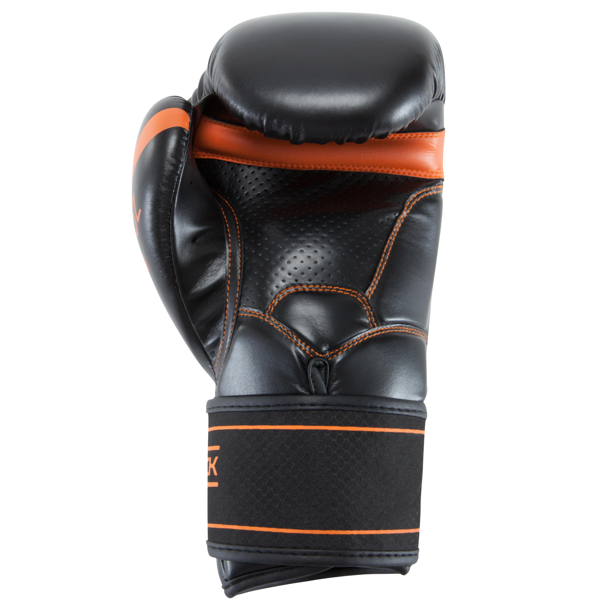 500 Intermediate Boxing Gloves - Black/Orange 5/22