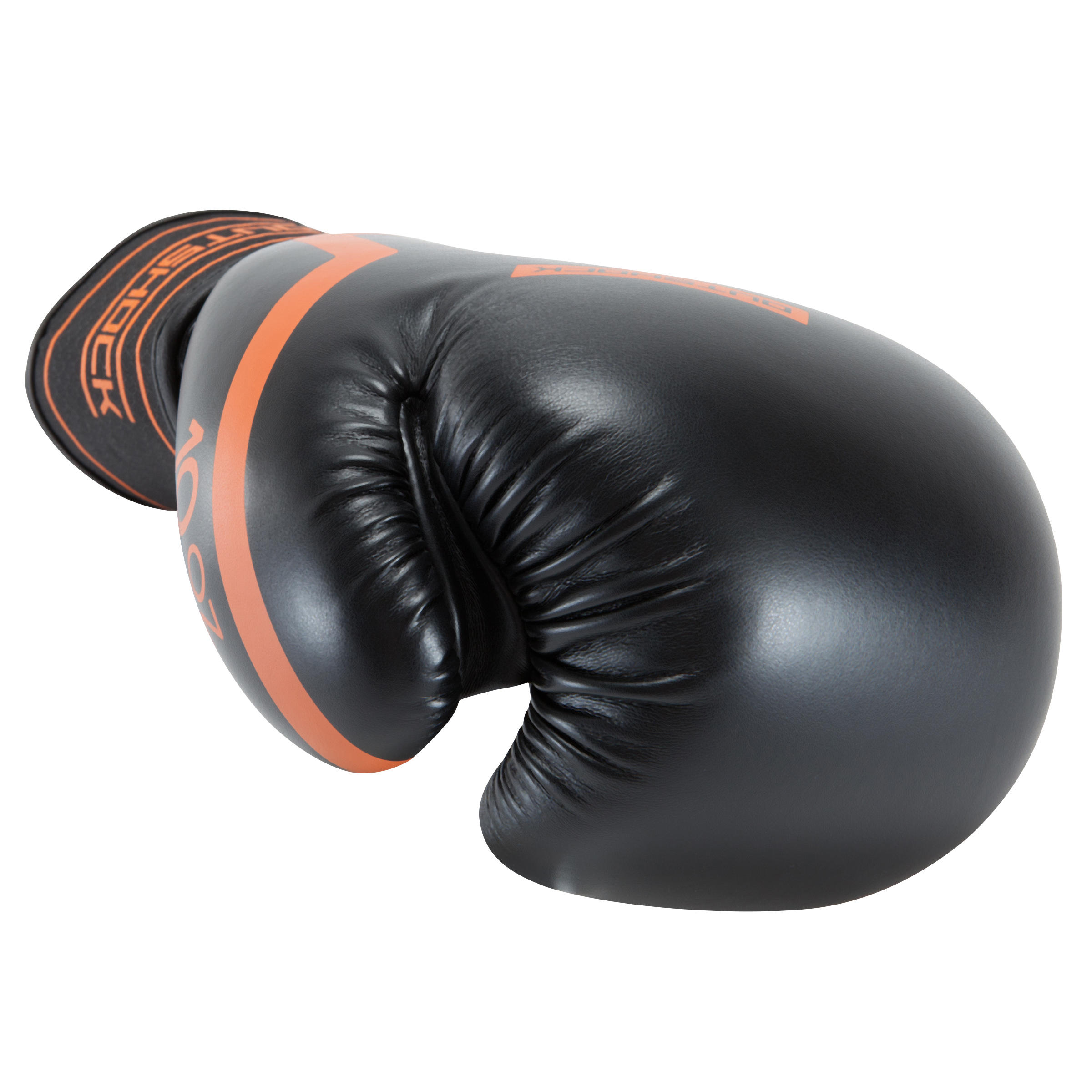 500 Intermediate Boxing Gloves - Black/Orange 9/22