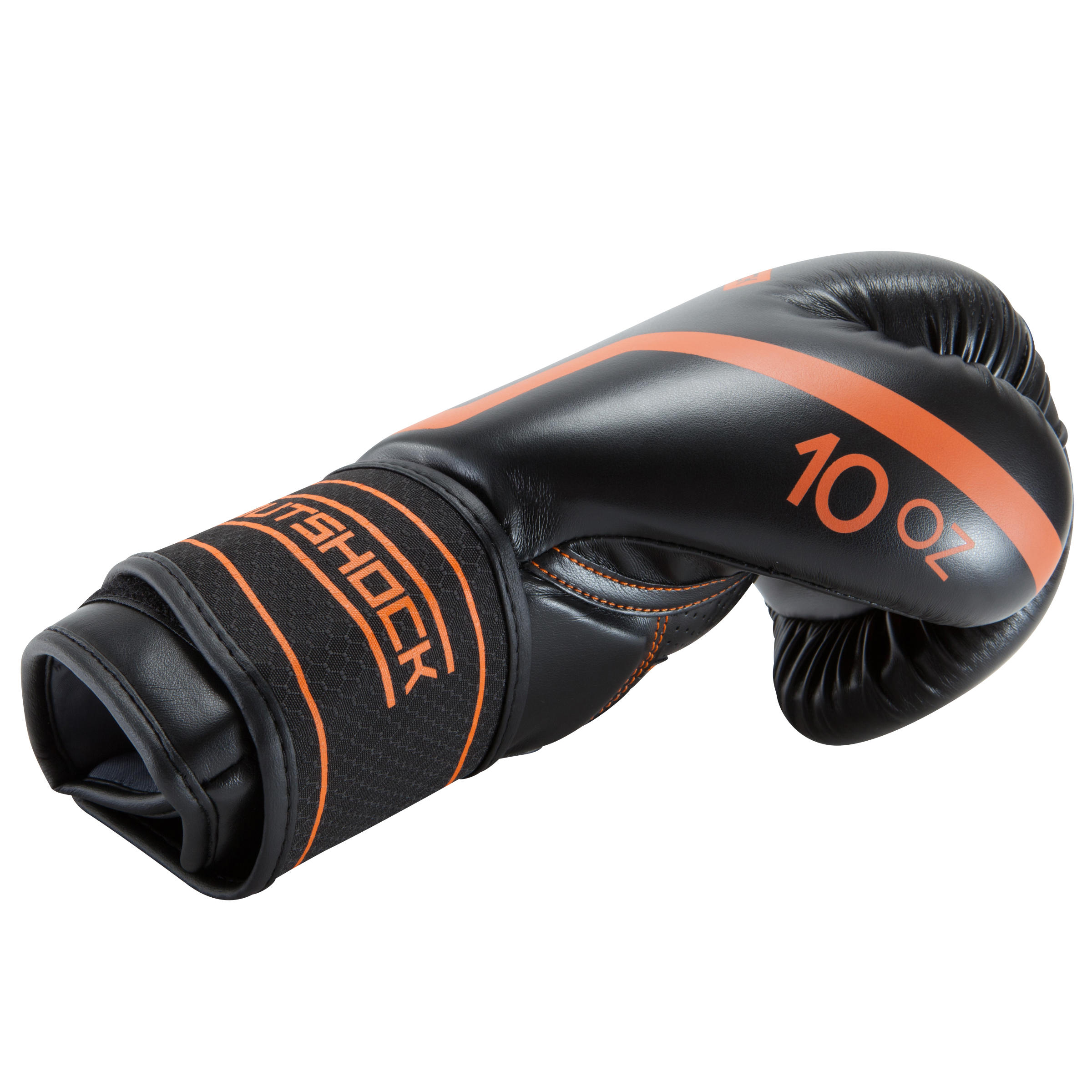 500 Intermediate Boxing Gloves - Black/Orange 8/22