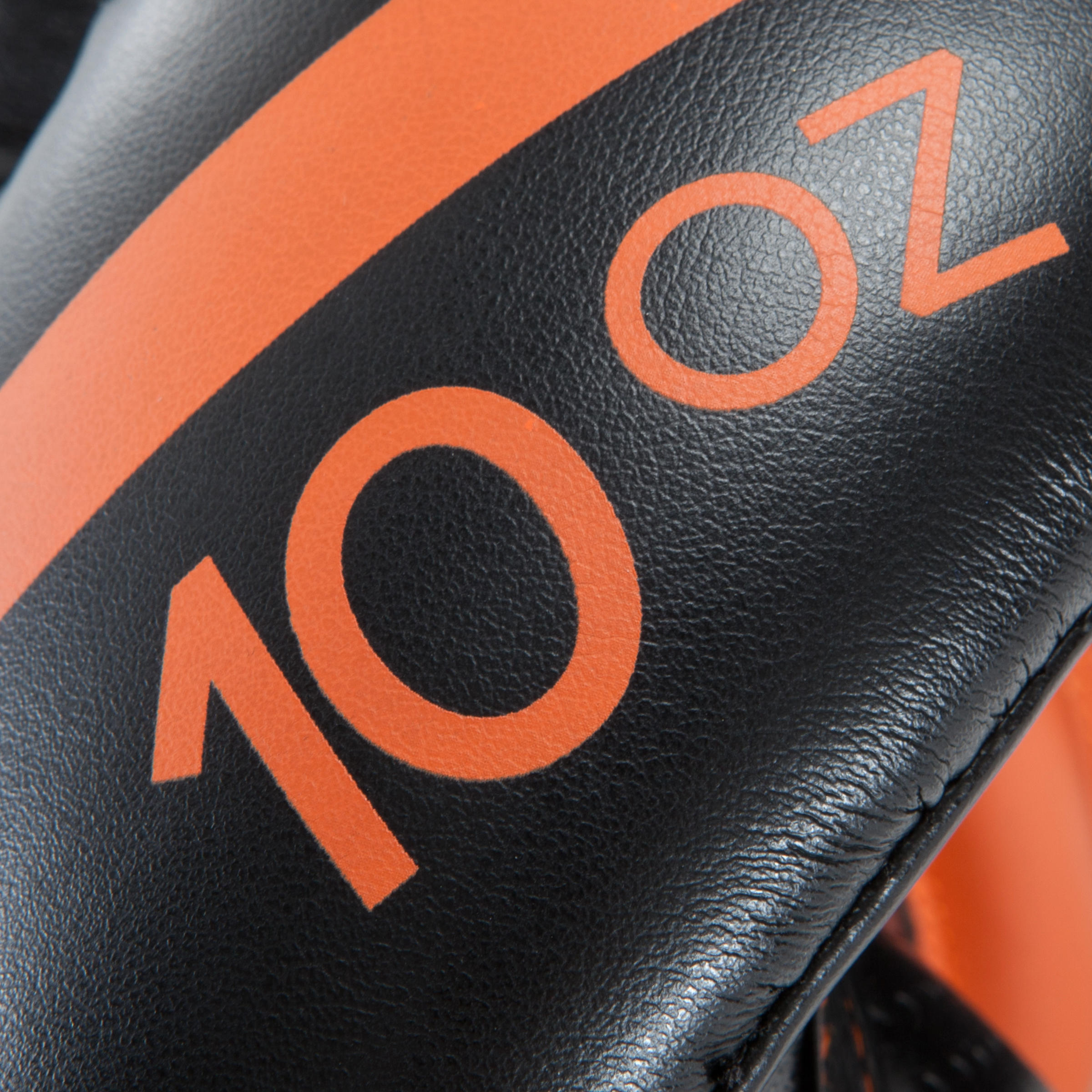 500 Intermediate Boxing Gloves - Black/Orange 15/22