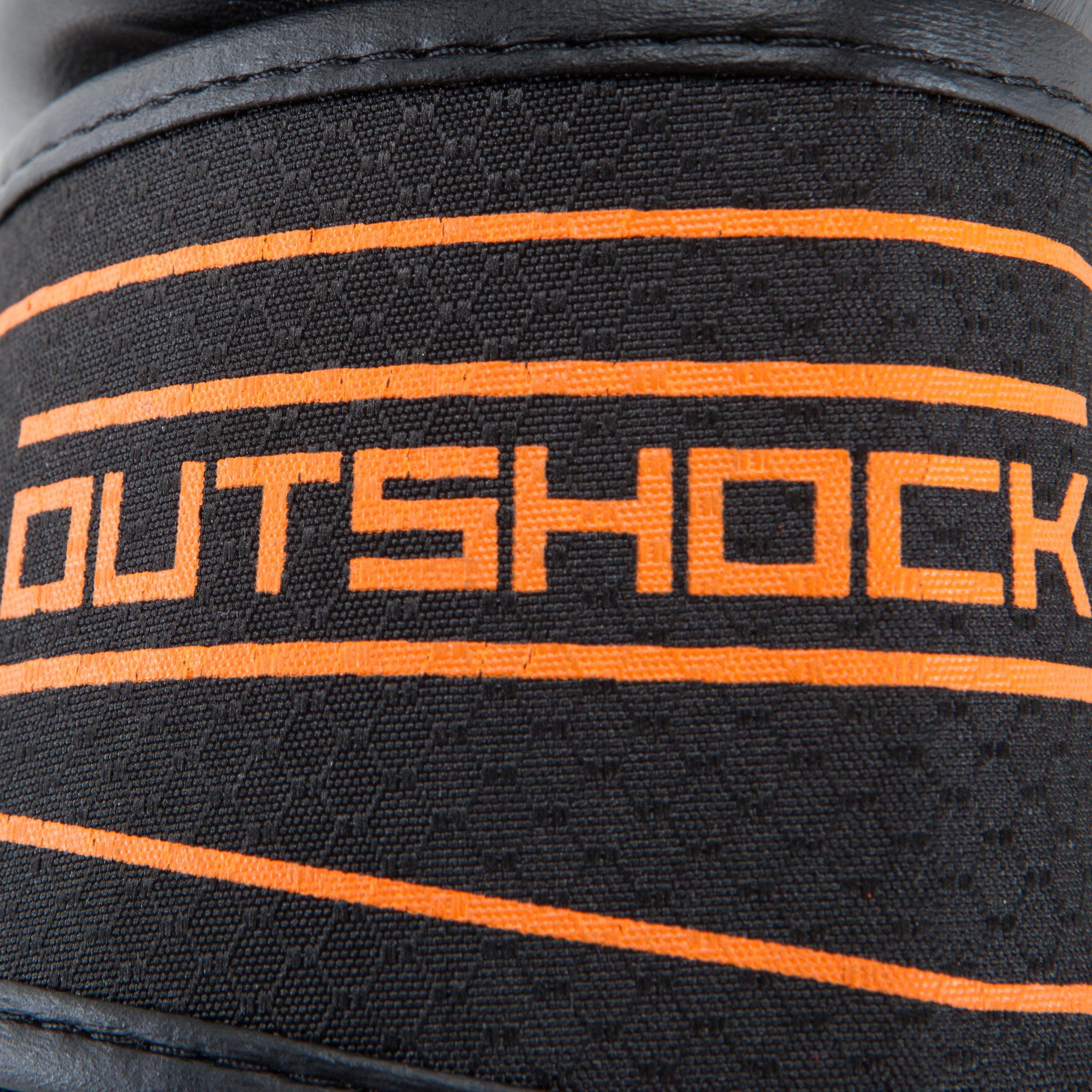 500 Intermediate Boxing Gloves - Black/Orange 14/22