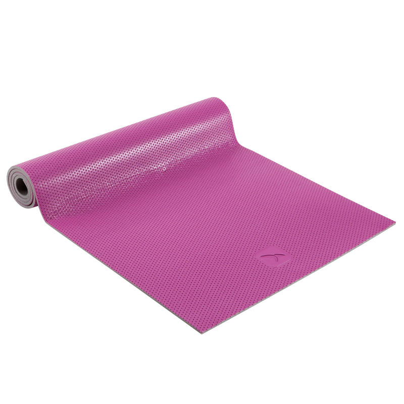500 Pilates Toning Shoe Resistant Floor Mat Size M 7 Mm Pink
