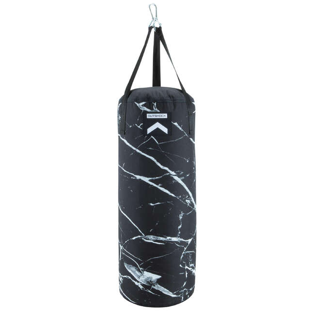 OUTSHOCK 850 Empty Punching Bag Marble Black White