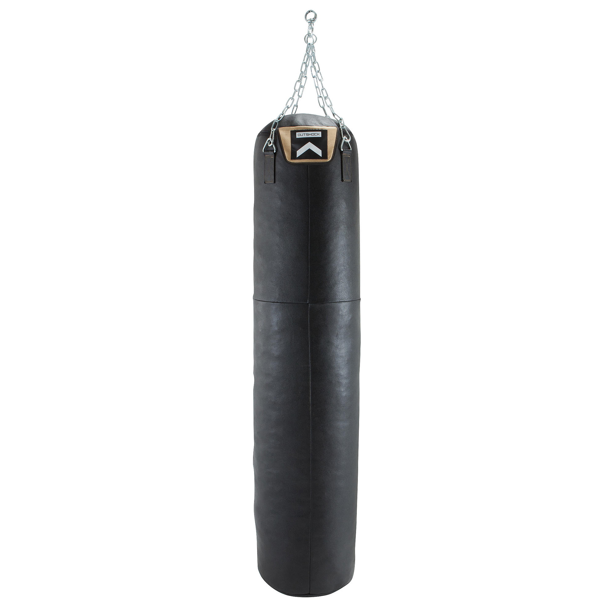 Leather Punching Bag 1500 Black Domyos By Decathlon