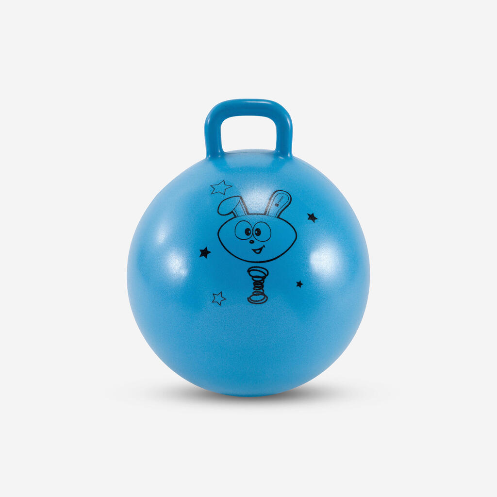 Ανθεκτικό παιδικό space hopper γυμναστικής 45 cm - μπλε