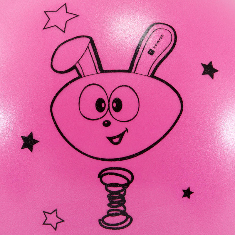 Resist Gym Ziplama Topu 45 Cm Cocuk Pembe Domyos By Decathlon