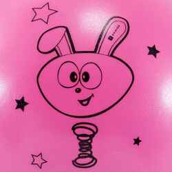 Ανθεκτικό παιδικό Space Hopper γυμναστικής 45 cm - Ροζ
