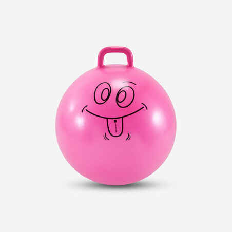 Lopta za skakanje Resist 60 cm za gimnastiku za djecu ružičasta