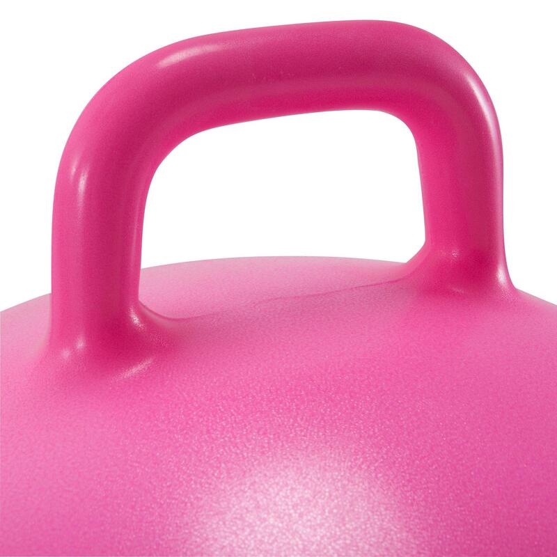 Bola Saltitona Resistente Ginástica 60 cm Criança Rosa