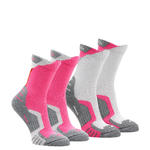 Crossocks Children's High Mountain Hiking Socks 2-Pack - Pink