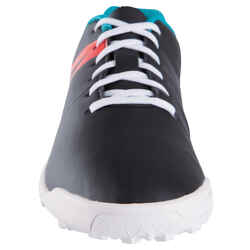 First 100 HG Children's Football Boot for Hard Pitches - Black/Red/Blue