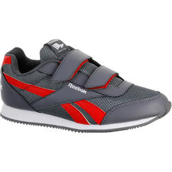 Chaussures marche sportive enfant Jogger gris / rouge