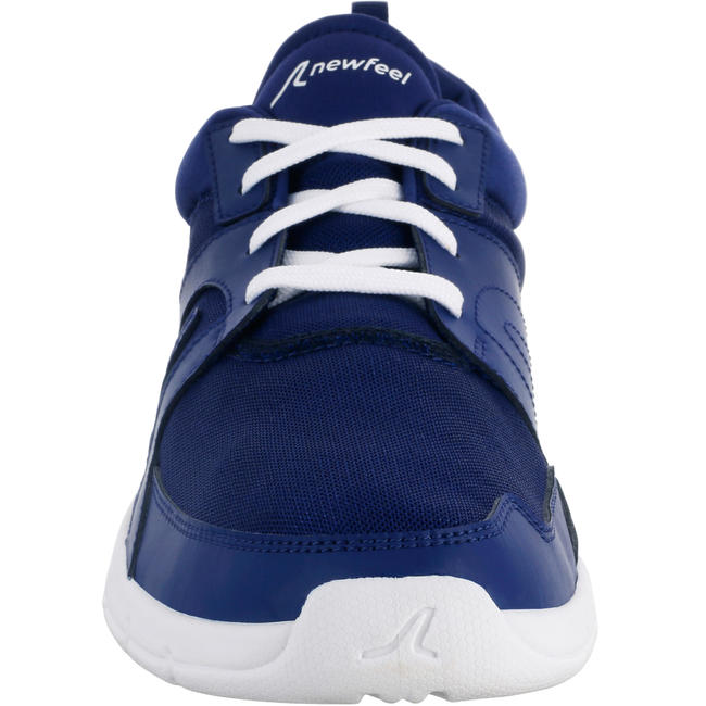 blue walking trainers