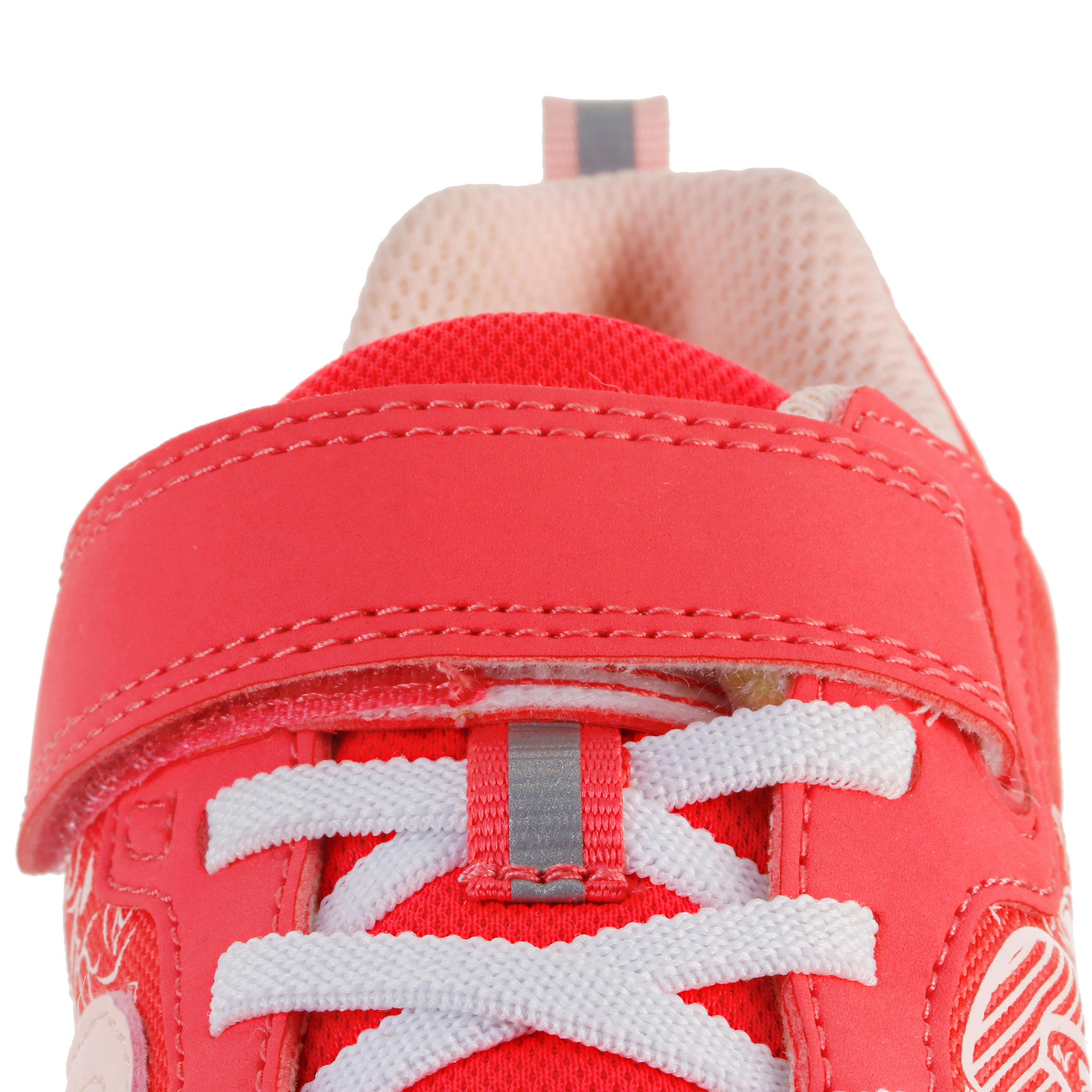 Kids' lightweight and waterproof rip-tab shoes, red 8/9