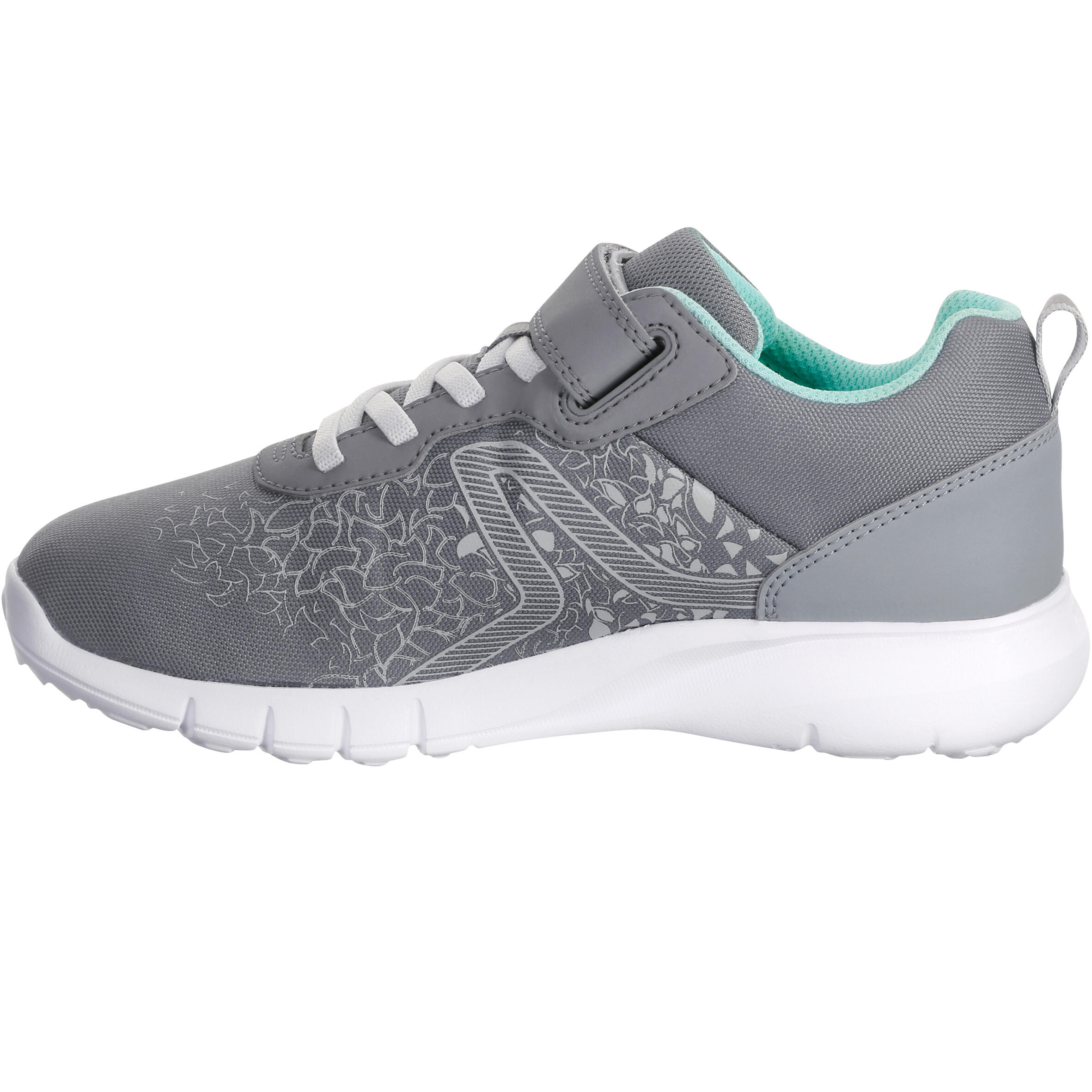Soft 140 children's fitness walking shoes grey/turquoise 3/12