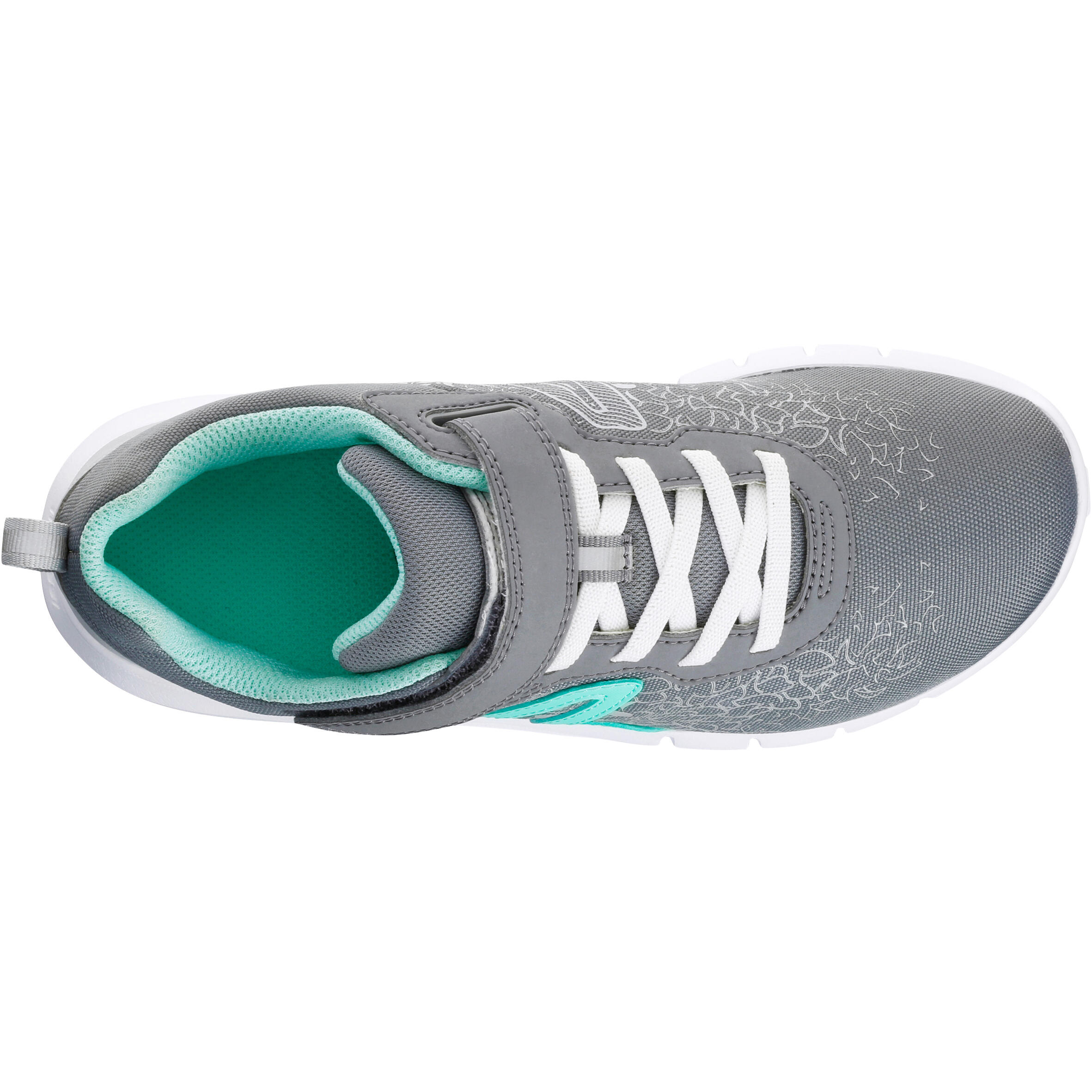 Soft 140 children's fitness walking shoes grey/turquoise 7/12