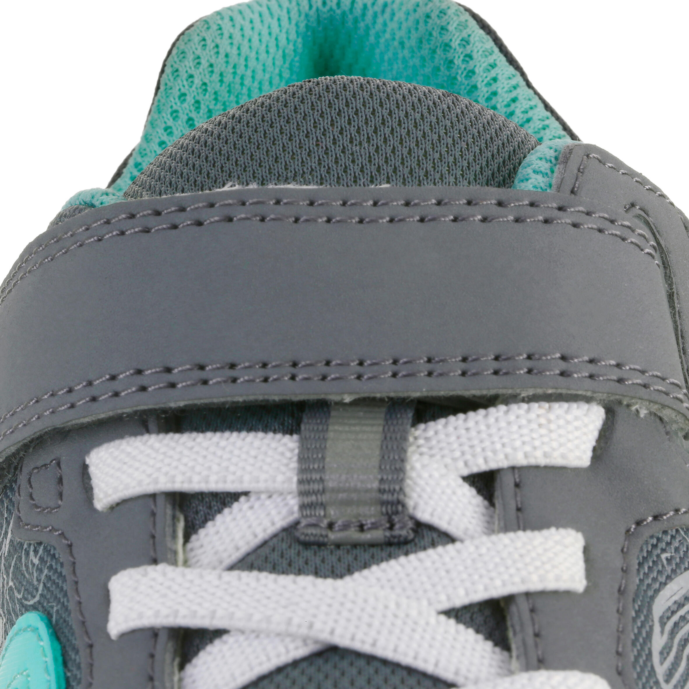 Soft 140 children's fitness walking shoes grey/turquoise 9/12