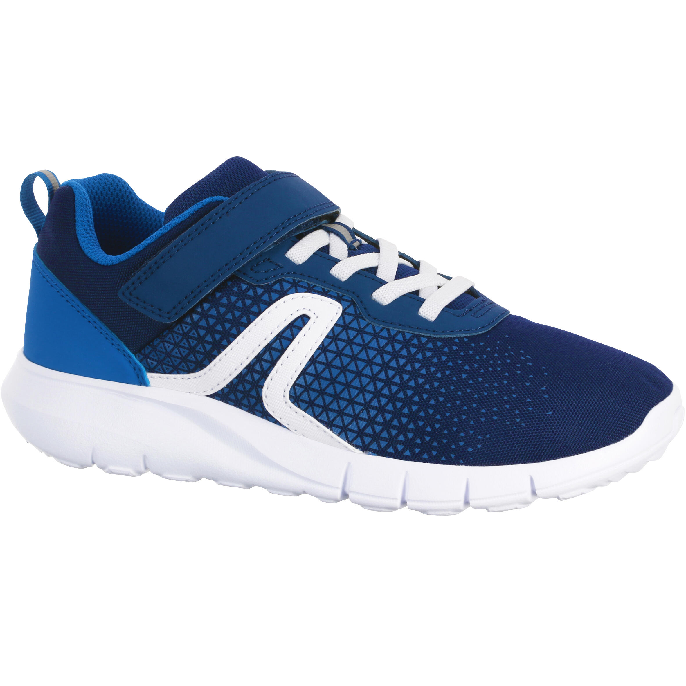 Zapatillas marcha con tira adherente Ninos Soft 140 azul marino Decathlon