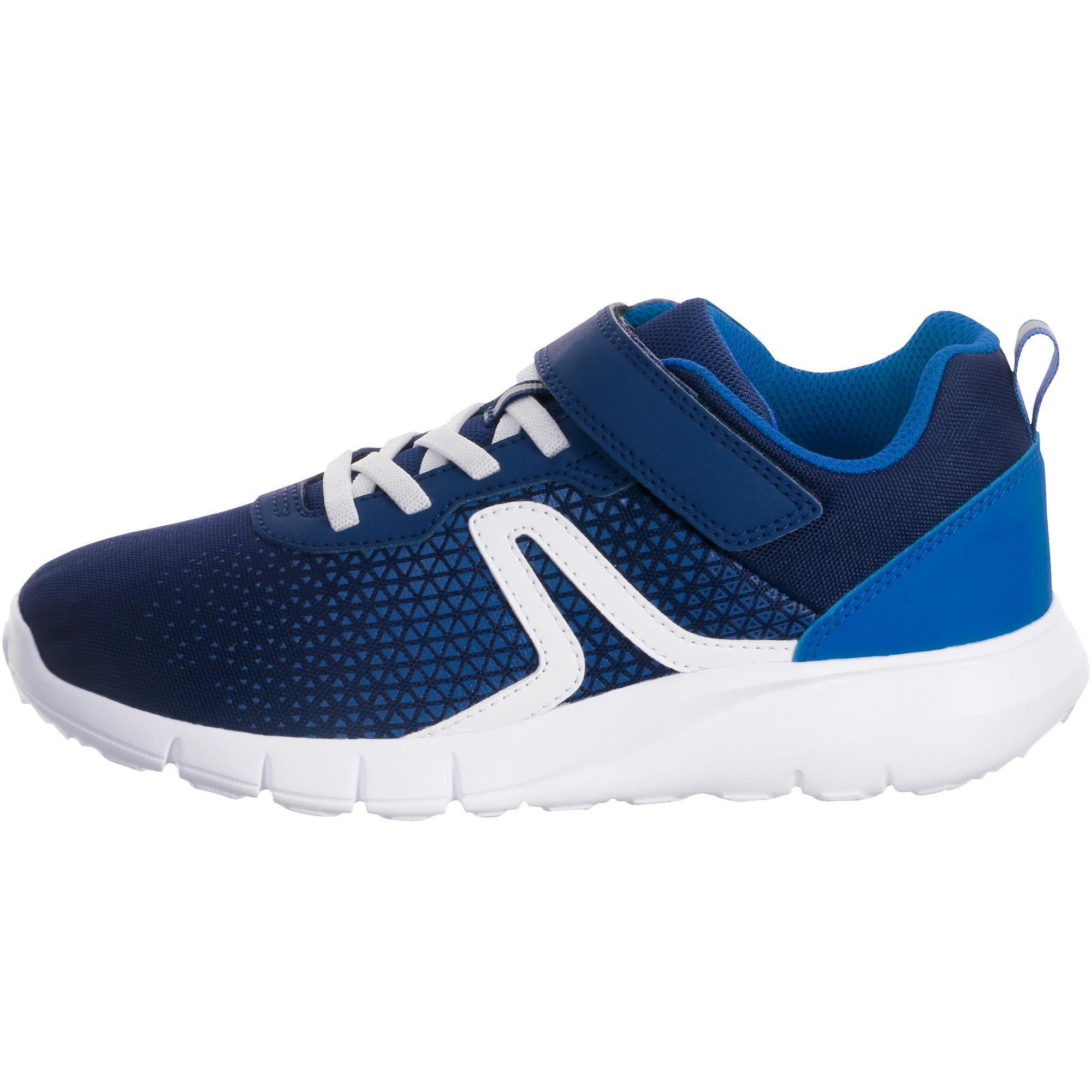 Kids' lightweight and waterproof rip-tab shoes, dark blue 6/10