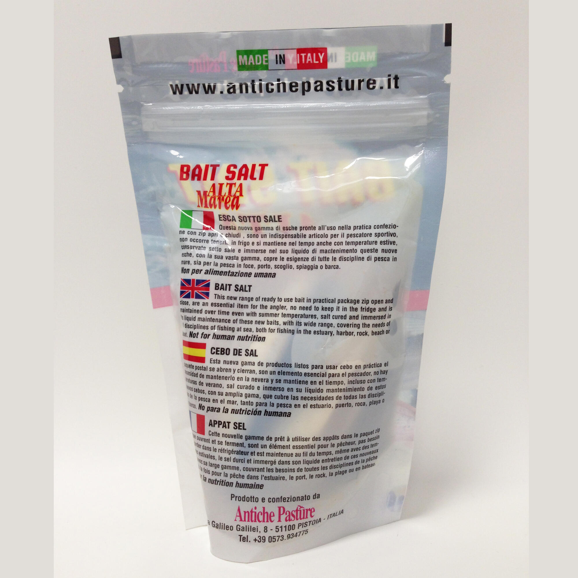 Esca naturale conservata sotto sale Antiche Pasture Bait Salt filetto sardina 2/2