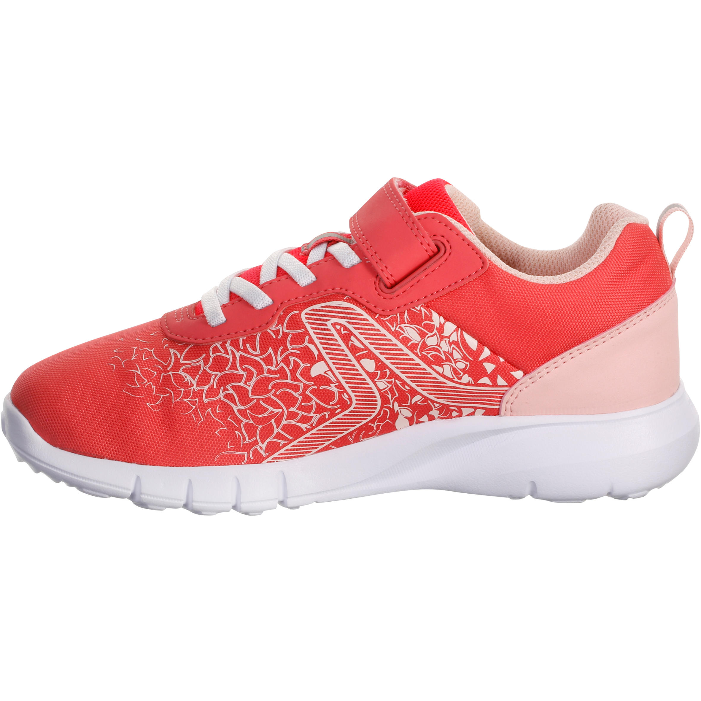 Kids' lightweight and waterproof rip-tab shoes, red 6/9