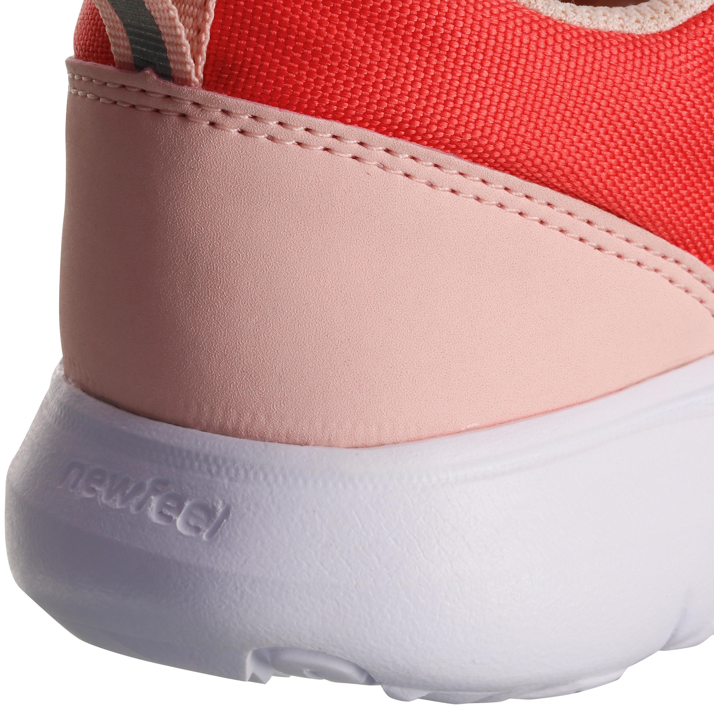 Kids' lightweight and waterproof rip-tab shoes, red 7/9