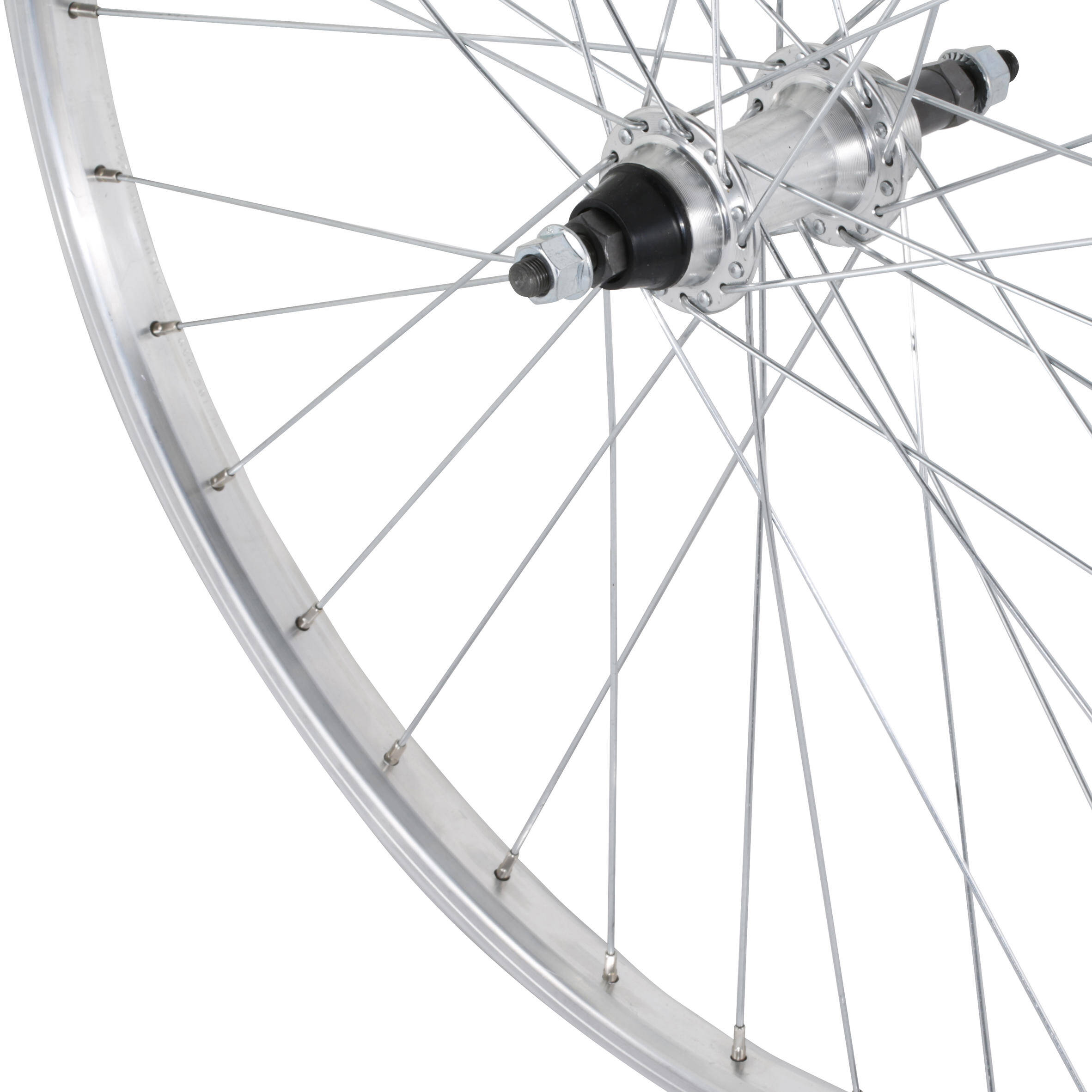 26" Mountain Bike Single-Walled Rear Wheel V-Brake with Freewheel + Bolt-On Hub -  2