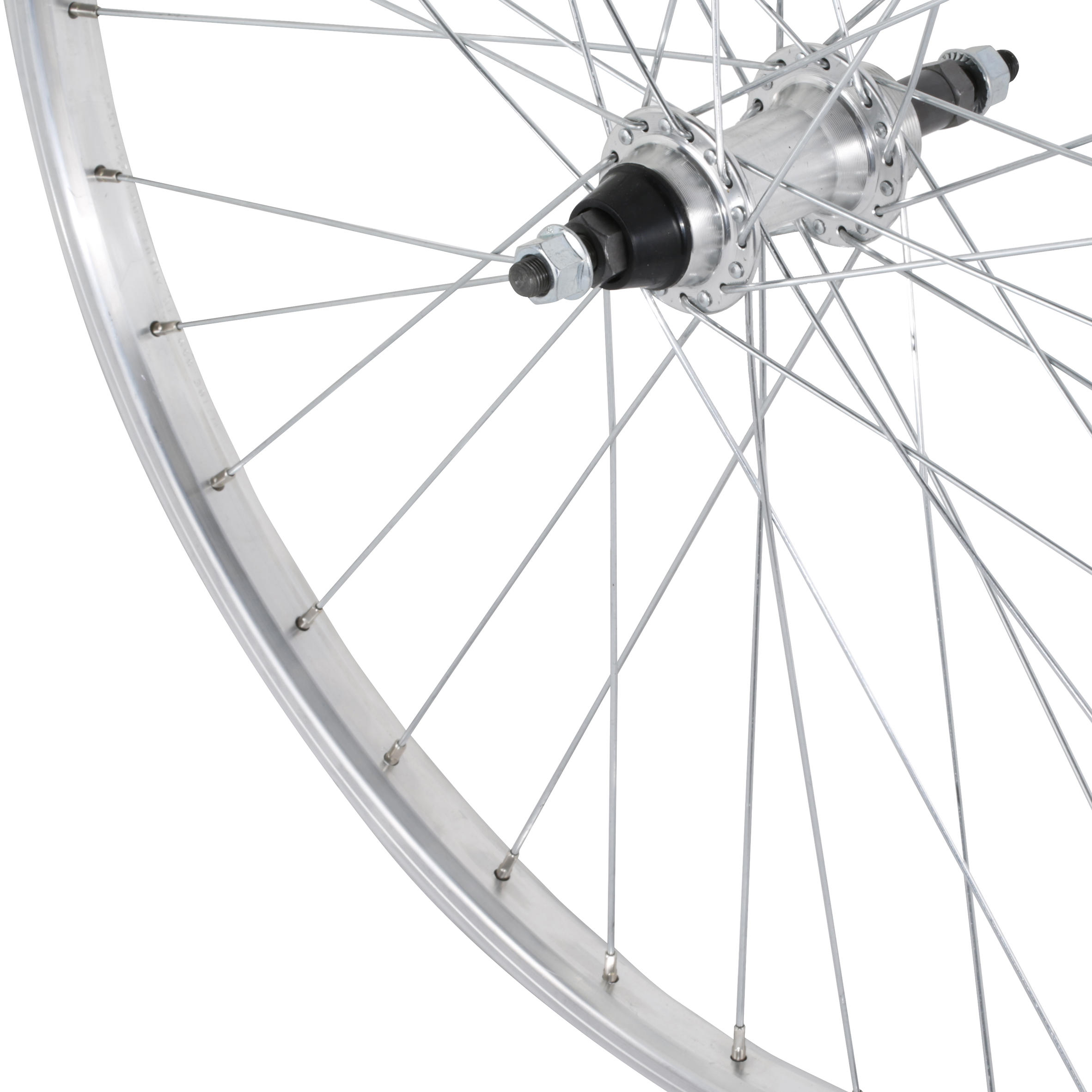 26" Mountain Bike Single-Walled Rear Wheel V-Brake with Freewheel + Bolt-On Hub 2/3