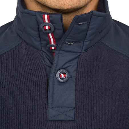 Чоловічий светр 100 для вітрильного спорту - Темно-синій