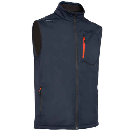 
      Race Men's Sleeveless Softshell Sailing Gilet - Dark Blue
  