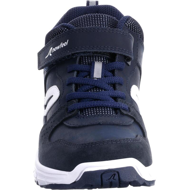 Çocuk Mavi Deri Cırt Cırtlı Spor Ayakkabı Protect 560