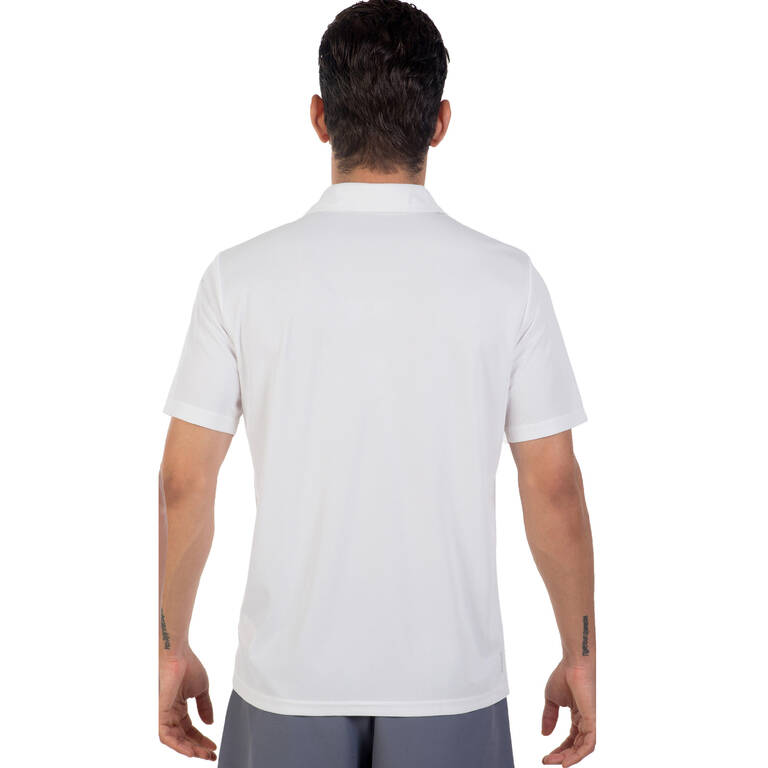 700 Tennis Badminton Padel Table Tennis Squash Polo Shirt - White