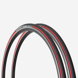 LOT 2 PNEUS ROUTE DYNAMIC SPORT ROUGE 700x23 / ETRTO 23-622