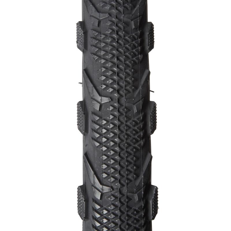 Mountain Bike Stiff Bead Tyre Easy Rider 26x1.95 - Black